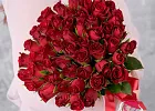 Купить Букет «51 красная кенийская роза» в  с бесплатной доставкой: цена, фото, описание