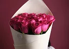 Купить Букет из 15 розовых роз 70 см в  с бесплатной доставкой: цена, фото, описание
