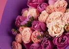 Купить Букет Розовый фламинго из кустовых роз в  с бесплатной доставкой: цена, фото, описание