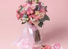 Купить Букет невесты из пионовидных роз и эустомы в  с бесплатной доставкой: цена, фото, описание