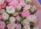 Купить Букет «25 кустовых роз микс» (Кения) в  с бесплатной доставкой: цена, фото, описание